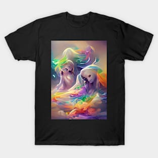 SURREAL GHOSTS ON HALLOWEEN T-Shirt